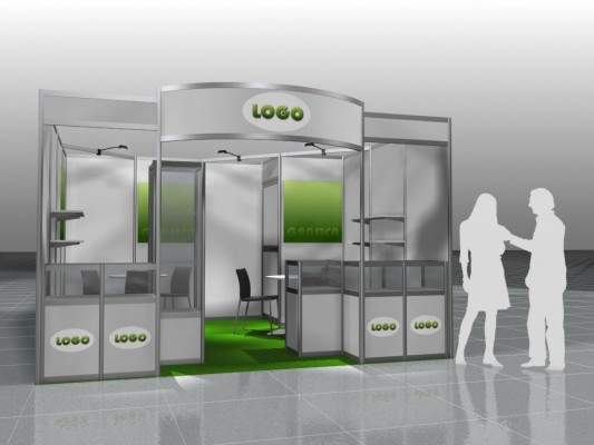 Stand preallestito 4x4 m