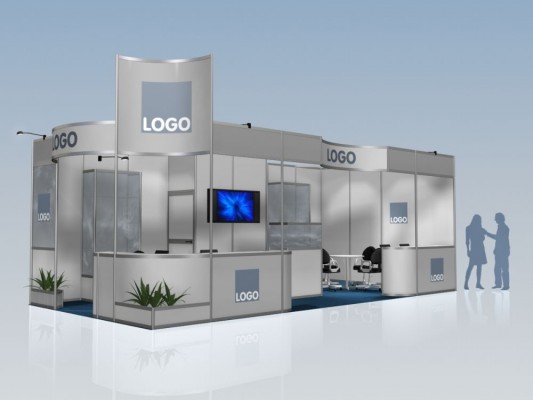 Stand preallestito 8x4 m