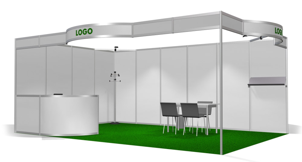 Stand preallestito 6x4 m