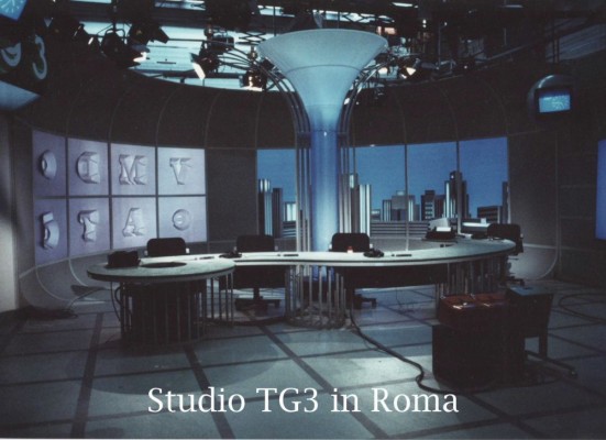 Allestimento Studio TG 3