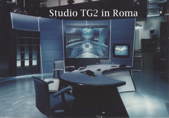 Allestimento Studio TG 2 Salute