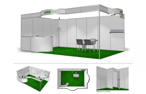 Stand preallestito 6x4