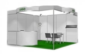 Stand preallestito: 3x2m 2,5 m di altezza