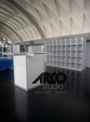 Allestimento al Palalottomatica Roma