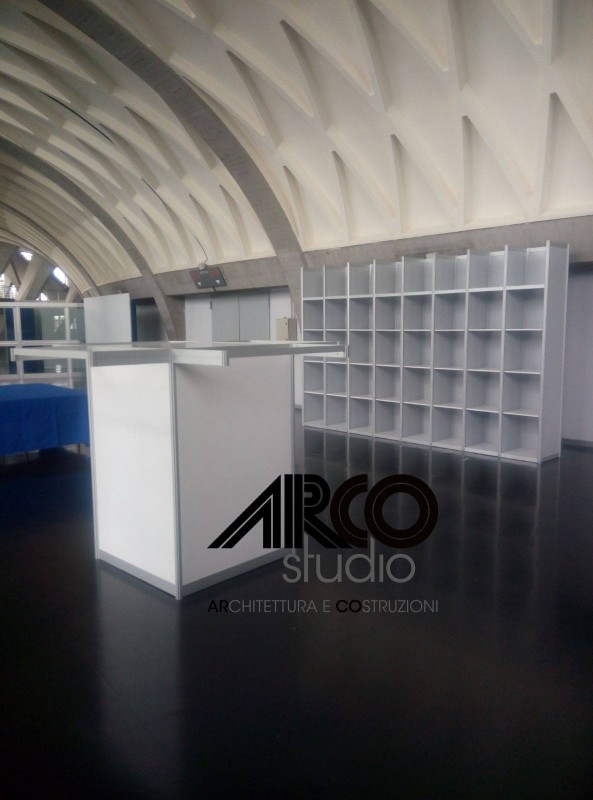 Allestimento al Palalottomatica Roma